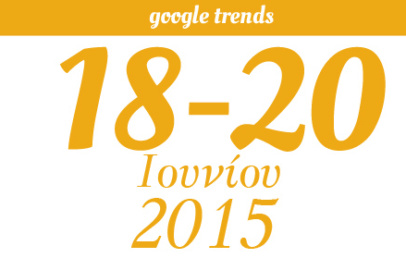 Google Trends - από 18/06/2015 έως 20/06/2015